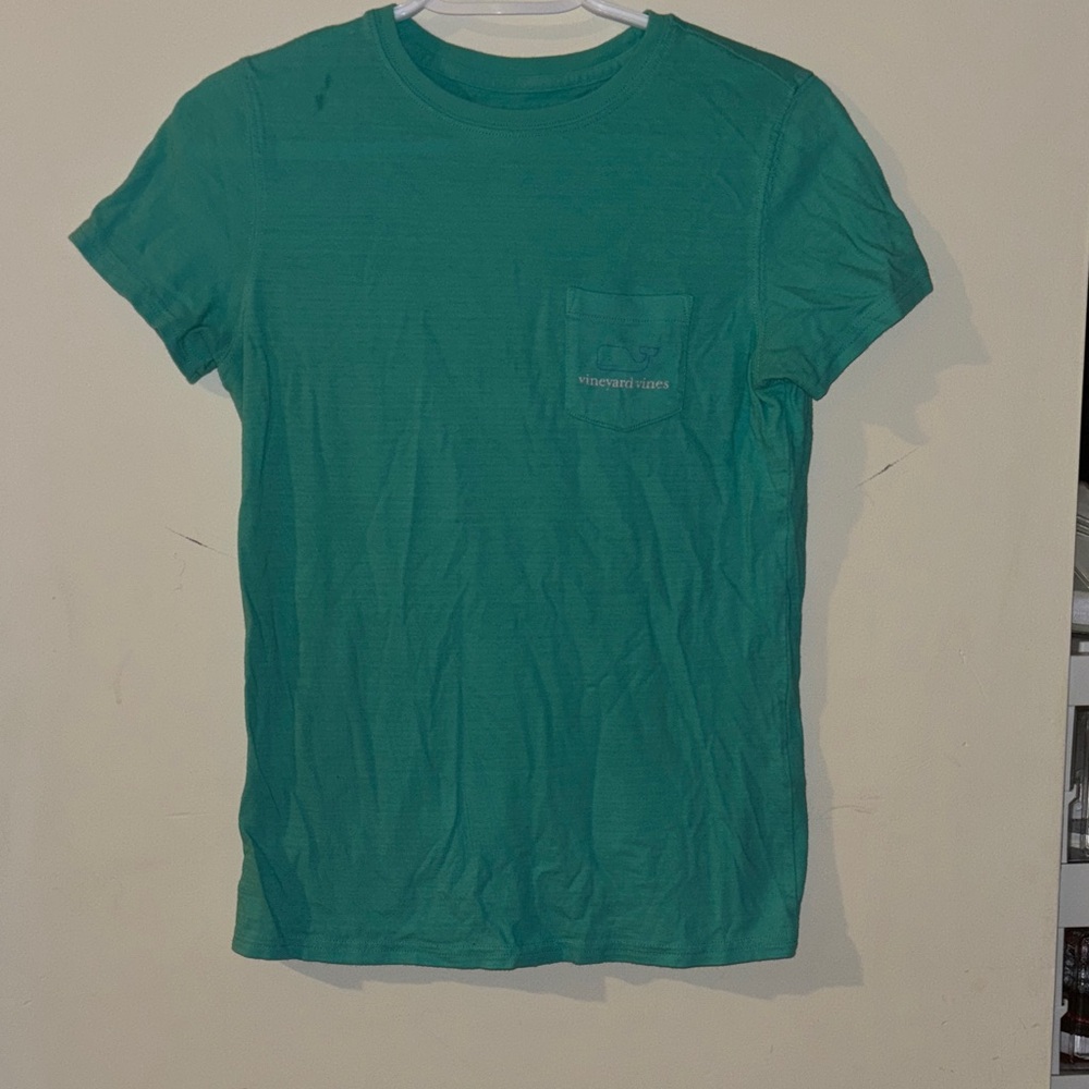 Vineyard Vines Teal Crew Neck Tee